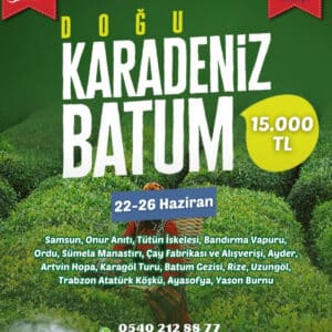 Doğu Karadeniz Turu Batumlu ( 4 Gece Konaklamalı )
