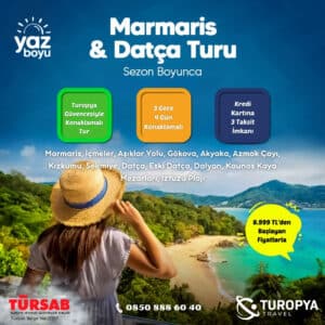 Marmaris Datça Dalyan Turu ( 3 Gece Konaklamalı )