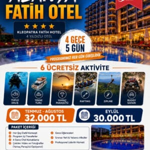 🌊 ALANYA’DA 4 GECE 5 GÜN MACERA DOLU TATİL! ☀️🔥